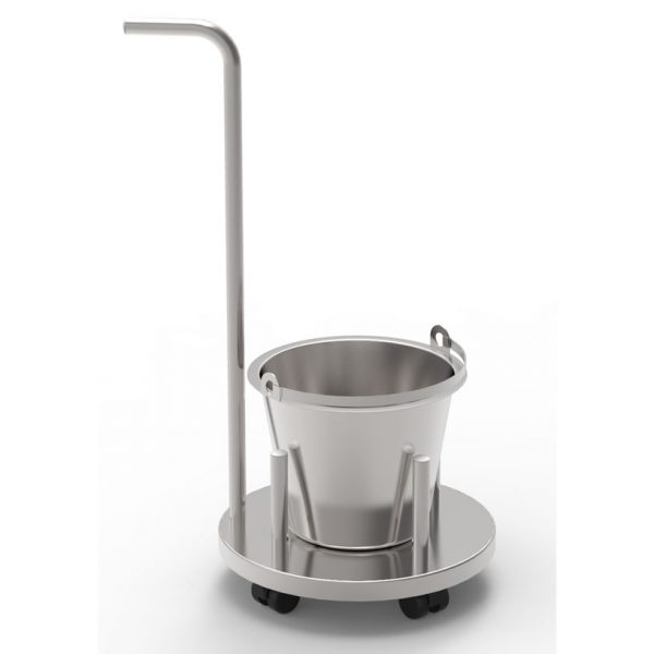 Bucket stand mobile with pushing handle art 233227