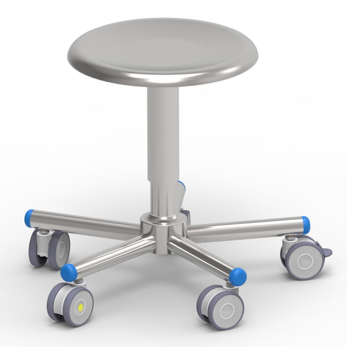 Operating room stool art 108306 with screw elevation