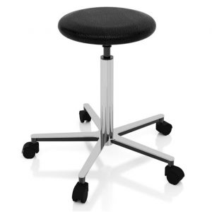 Examination room stools art 108323 with gas spring elevation